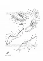 COUVERCLE LATERAL 2 pour Yamaha YXZ 2024