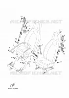 SELLE 2 pour Yamaha YXZ 2024