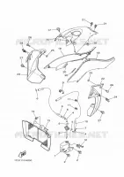 COUVERCLE LATERAL pour Yamaha YFZ 2024