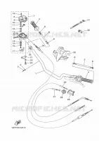 GUIDON ET CABLES pour Yamaha YFZ 2024