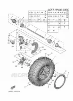 ROUE AVANT pour Yamaha WOLVERINE 2024