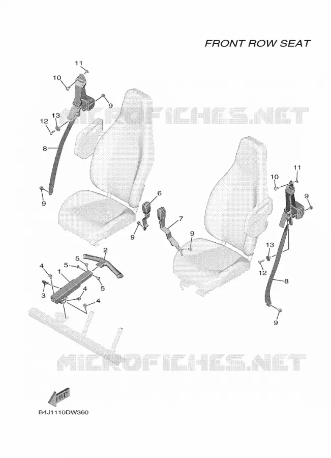 SELLE 2 Yamaha SIDE BY SIDE 1000 2023 WOLVERINE  YX10FRPSP / YXF1000EWS
