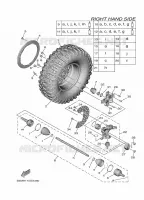 ROUE AVANT 2 pour Yamaha WOLVERINE 2022