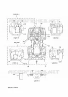 EMBLEME / ETIQUETTE 1 pour Yamaha KODIAK 2022