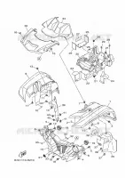 GARDE BOUE AVANT pour Yamaha KODIAK 2022