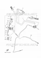 GUIDON ET CABLES pour Yamaha KODIAK 2022