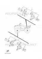 KIT PIECES D'ENTRETIEN pour Yamaha KODIAK 2022