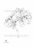 POMPE A EAU / DURITES pour Yamaha YXZ 2022