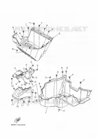 SUPPORT / REPOSE PIEDS pour Yamaha YXZ 2022
