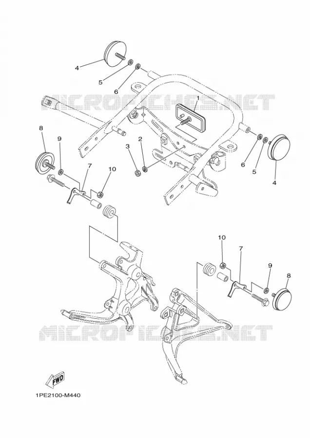 PARTIE ELECTRIQUE 2 Yamaha QUAD 700 2022 RAPTOR  YF70RSN / YFM700R