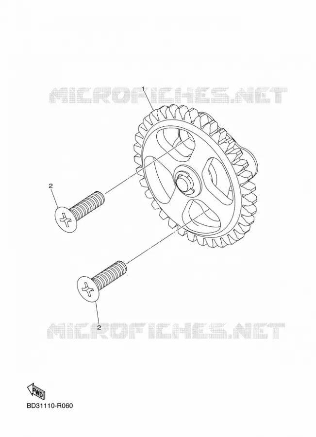 POMPE A HUILE Yamaha QUAD 90 2022 RAPTOR  YF09RN / YFM90R