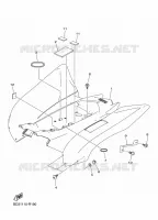 GARDE BOUE ARRIERE pour Yamaha RAPTOR 2022