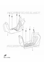 SUPPORT / REPOSE PIEDS pour Yamaha RAPTOR 2022