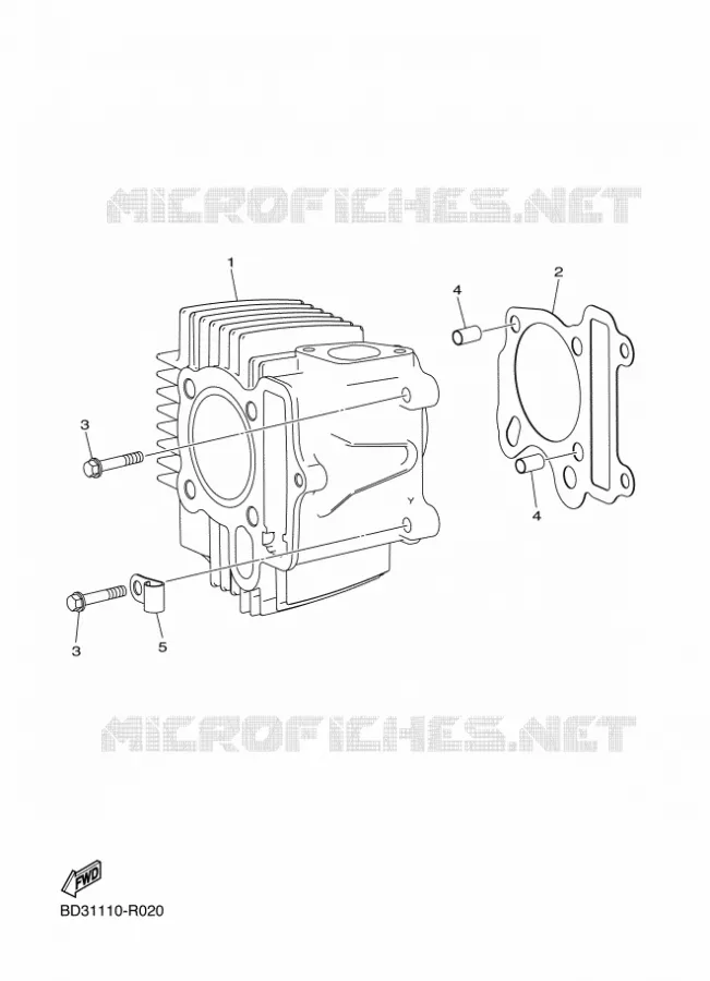 CYLINDRE Yamaha QUAD 90 2022 RAPTOR  YF09RN / YFM90R