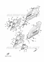 COUVERCLE LATERAL 2 pour Yamaha VIKING 2022
