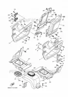 COUVERCLE LATERAL pour Yamaha VIKING 2022