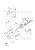 ETRIER DE FREIN ARRIERE 2 pour Yamaha VIKING 2022