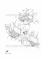 SUPPORT / REPOSE PIEDS pour Yamaha VIKING 2022
