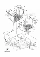 SUPPORT / REPOSE PIEDS pour Yamaha KODIAK 2022