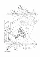 RADIATEUR / DURITES pour Yamaha KODIAK 2022