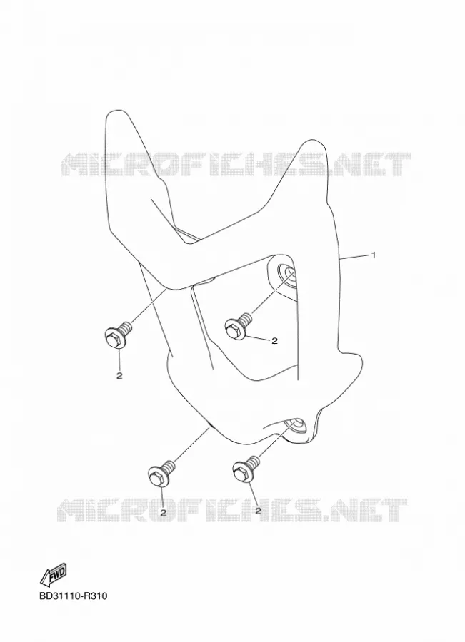 PARE CHOCS Yamaha QUAD 90 2021 RAPTOR  YF09RM / YFM90R