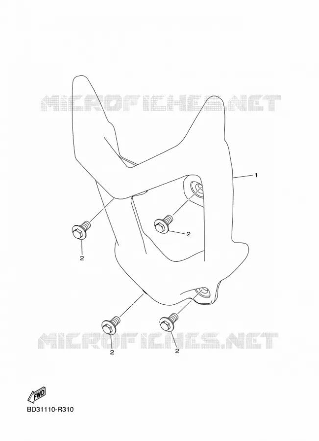 PARE CHOCS Yamaha QUAD 90 2021 RAPTOR  YF09RM / YFM90R