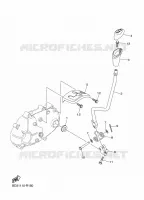 AXE DE SELECTEUR / PEDALE pour Yamaha RAPTOR 2020