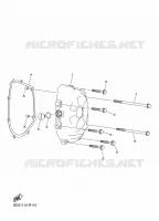 CARTER   MOTEUR 1 pour Yamaha RAPTOR 2020