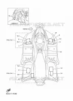 EMBLEME / ETIQUETTE 1 pour Yamaha RAPTOR 2020
