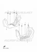 SUPPORT / REPOSE PIEDS pour Yamaha RAPTOR 2020