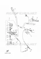 GUIDON ET CABLES pour Yamaha GRIZZLY 2020