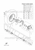 ROUE AVANT 2 pour Yamaha GRIZZLY 2020