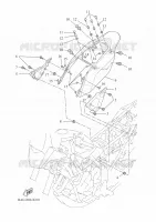 COUVERCLE LATERAL pour Yamaha TENERE 2025