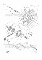 ROUE ARRIERE pour Yamaha TENERE 2025