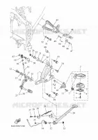 SUPPORT / REPOSE PIEDS pour Yamaha TENERE 2025