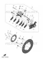 ETRIER DE FREIN ARRIERE pour Yamaha R9 2025