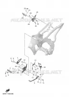 SUPPORT / REPOSE PIEDS 2 pour Yamaha R9 2025