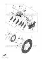 ETRIER DE FREIN AR pour Yamaha R9 2025