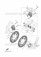 ETRIER DE FREIN AVANT pour Yamaha MT 2025
