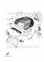 RESERVOIR A ESSENCE pour Yamaha MT 2025