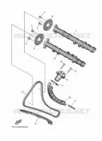 ARBRE A CAMES / CHAINE DE DISTRIBUTION pour Yamaha MT 2025