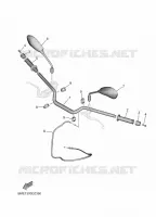 GUIDON ET CABLES pour Yamaha MT 2025
