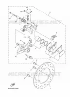 ETRIER DE FREIN ARRIERE pour Yamaha R3 2025