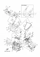 PARE BRISE pour Yamaha R3 2025