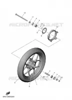 ROUE AVANT pour Yamaha MT 2025