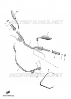 GUIDON ET CABLES pour Yamaha MT 2025