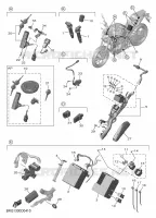 PARTIE ELECTRIQUE 1 pour Yamaha MT 2025
