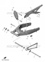 BRAS OSCILLANT / AMORTISSEUR pour Yamaha MT 2025