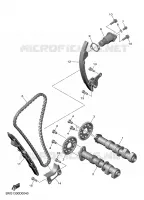 ARBRE A CAMES / CHAINE DE DISTRIBUTION pour Yamaha MT 2025