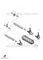 BARILLET DE SELECTION / FOURCHETTE pour Yamaha MT 2025